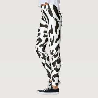 Peau de vache couleur de l'eau Leggings