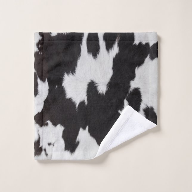 peau de vache noir (Gant de toilette)