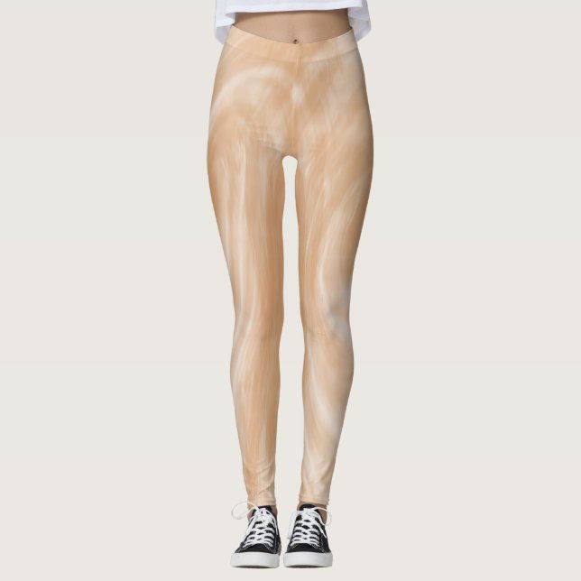 Peau douce Tone Tie Tee Leggings (Devant)
