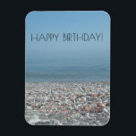 Pebble Beach Lake Ontario Glückwunsch zum Geburtst Magnet<br><div class="desc">Say Happy Birthday mit diesem Kiesstrand See Ontario Magnet.</div>