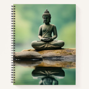 Pebble Buddha Ruhe Friedliche Natur Notizbuch