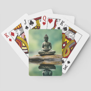 Pebble Buddha Ruhe Friedliche Natur Spielkarten