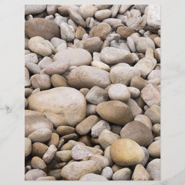 Pebble-Hintergrundmuster Flyer (Vorne)