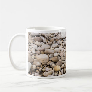 Pebble-Hintergrundmuster Kaffeetasse