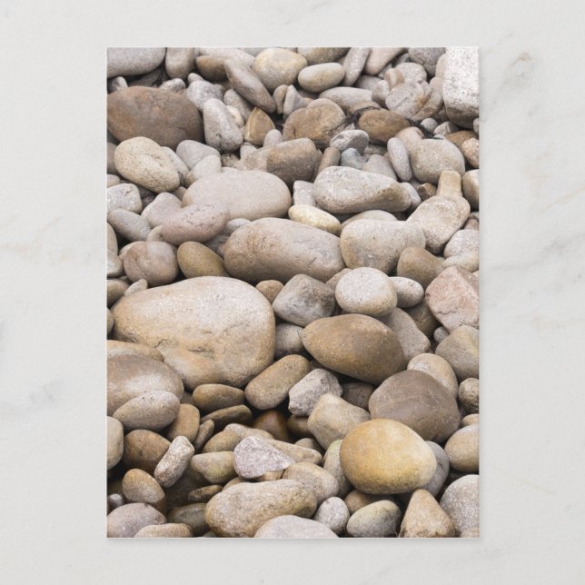 Pebble-Hintergrundmuster Postkarte (Vorderseite)