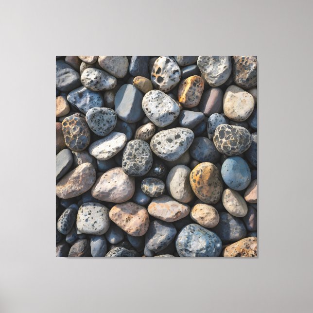 Pebble Mosaic Leinwanddruck (Vorderseite)
