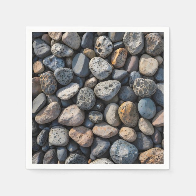 Pebble Mosaic Serviette (Vorderseite)
