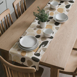 Pebble Path Scandinavian Table Runner Kurzer Tischläufer