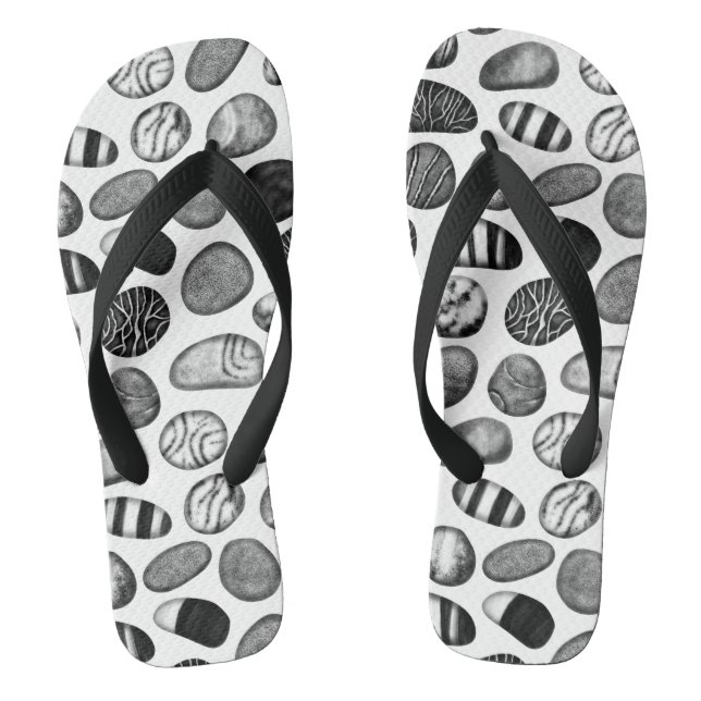 Pebble Pattern Flip Flops (Fußbett)