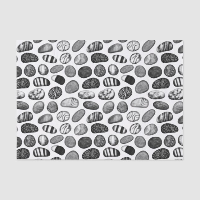 Pebble Pattern Seidenpapier (Vorderseite)