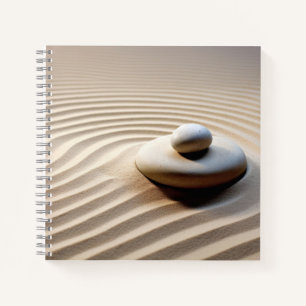 Pebble Sand Ruhe Friedliche Natur Notizbuch