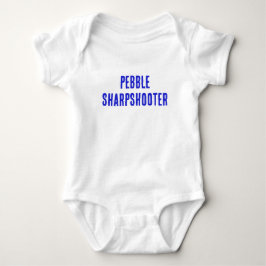 Pebble Sharpshooter - Baby Bodysuit blue Strampler