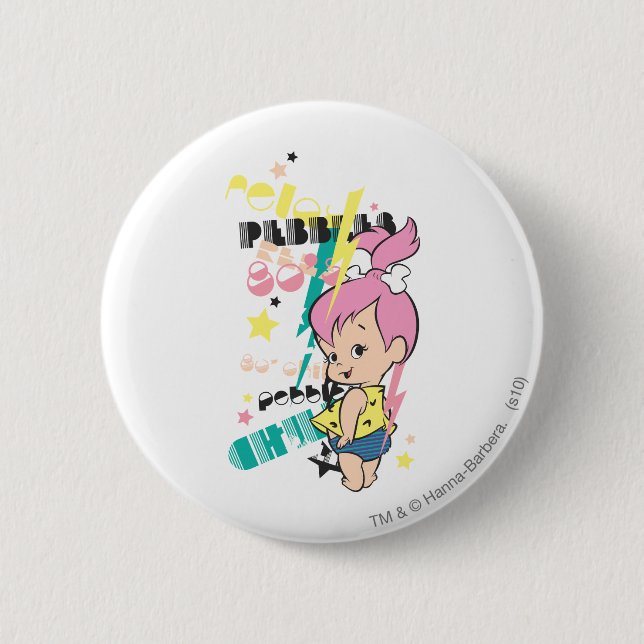 PEBBLES™ 80er Punk Button (Vorderseite)
