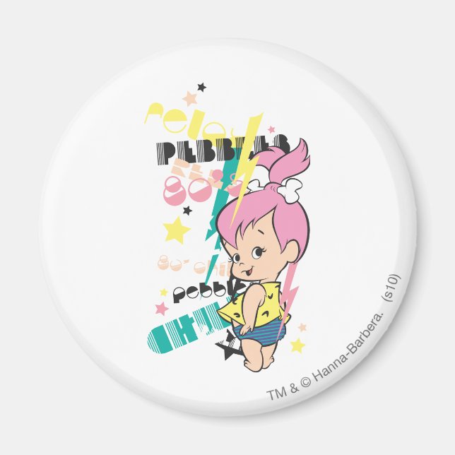 PEBBLES™ 80er Punk Magnet (Vorne)