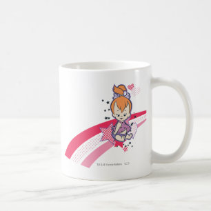 PEBBLES™ auf rosa Regenbogen Kaffeetasse