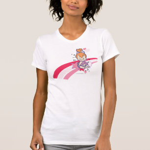 PEBBLES™ auf rosa Regenbogen T-Shirt