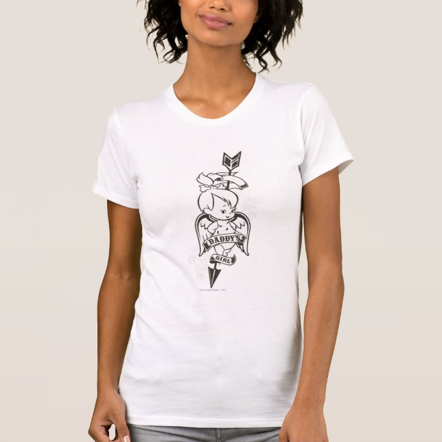 PEBBLES™ Daddy's Girl B&W T-Shirt (Vorderseite)
