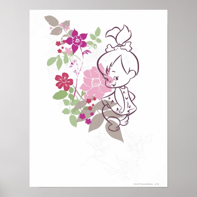 PEBBLES™ eine Süsse in den Blume Poster (Vorne)
