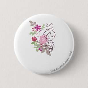 PEBBLES™ eine Süsse in den Blumen Button