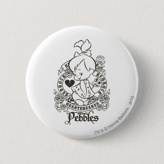 PEBBLES™ Heartbreaker B&W Button