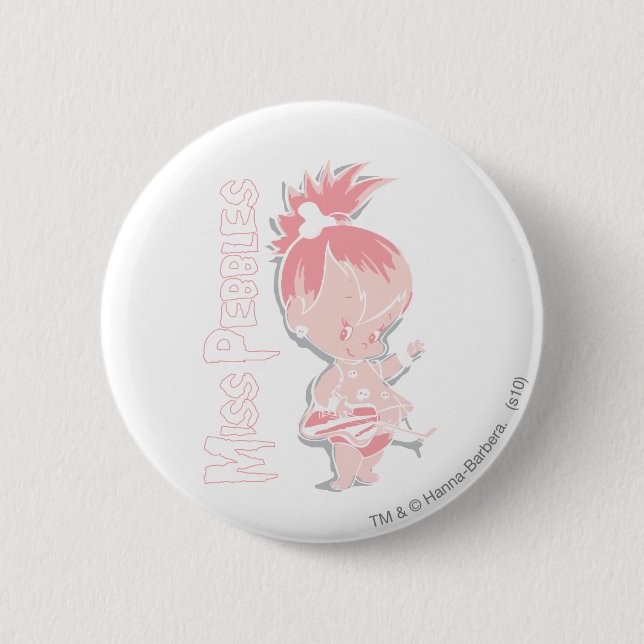 PEBBLES™ in rosa Button (Vorderseite)