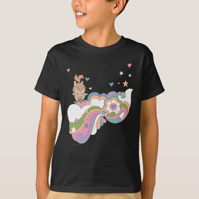 PEBBLES™ Regenbogenwolke T-Shirt (Vorderseite)