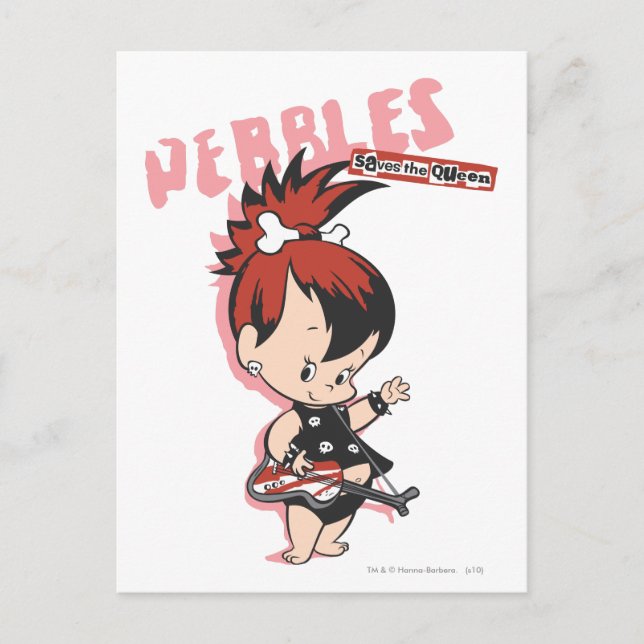 PEBBLES™ Rock Star Postkarte (Vorderseite)