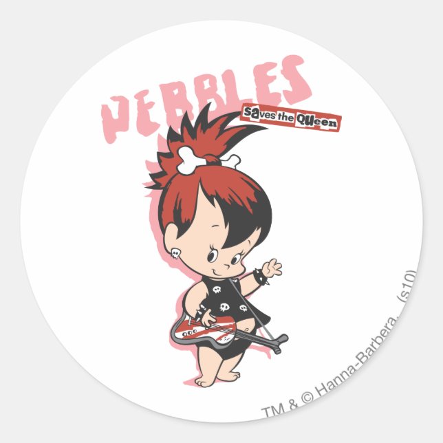 PEBBLES™ Rock Star Runder Aufkleber (Vorderseite)