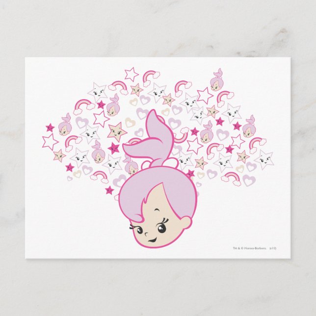 PEBBLES™ Star Print Postkarte (Vorderseite)