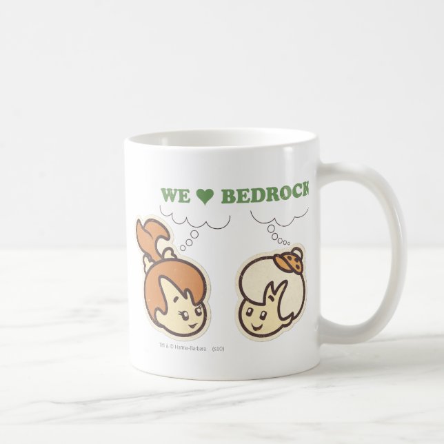 PEBBLES™ und Bam Bam Liebe Bedrock Kaffeetasse (Rechts)