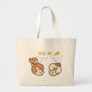 PEBBLES™ und Bam-Bam-Liebe-Nahrung Jumbo Stoffbeutel