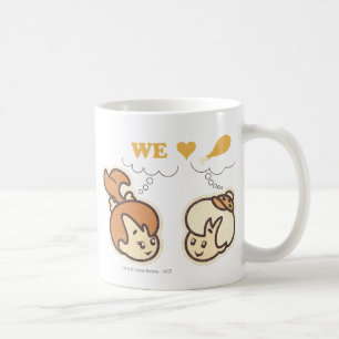 PEBBLES™ und Bam-Bam-Liebe-Nahrung Kaffeetasse