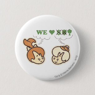 PEBBLES™ und Bam-Bam-Liebe-Natur Button