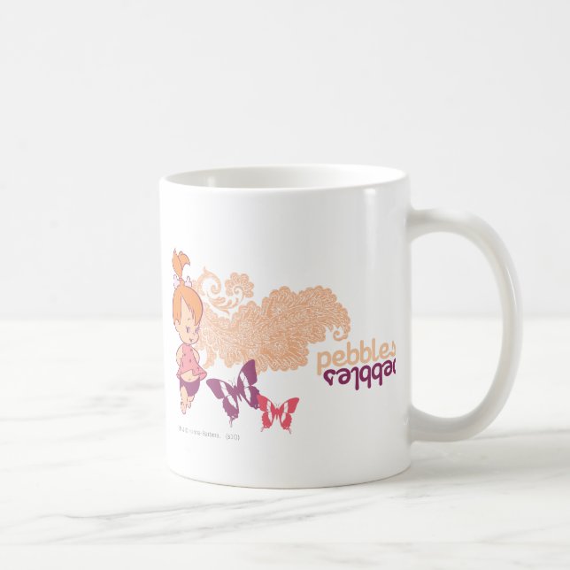 PEBBLES™ und Schmetterlinge Kaffeetasse (Rechts)