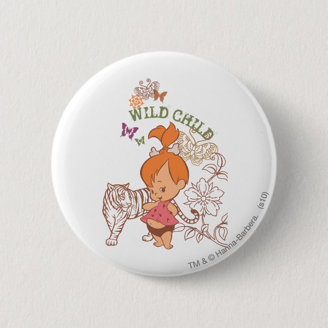 PEBBLES™ Wild Child Button (Vorderseite)
