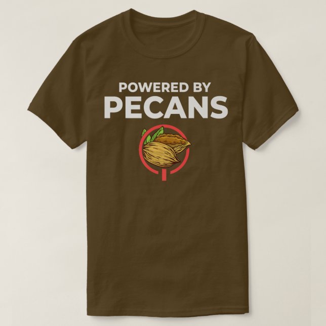 Pecan Nuts Roasted Tree Candy Pie Praline Cookies T-Shirt (Design vorne)