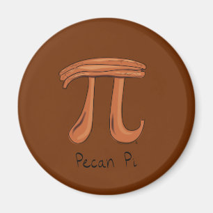 Pecan Pi Cute Math Pi Day Magnet