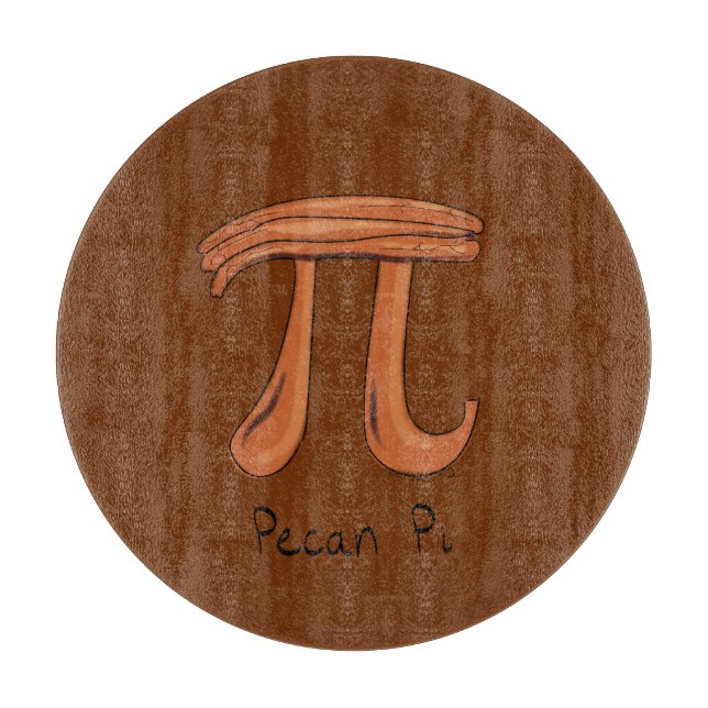 Pecan Pi Cute Math Pi Jour Pie Planche à découper (Devant)
