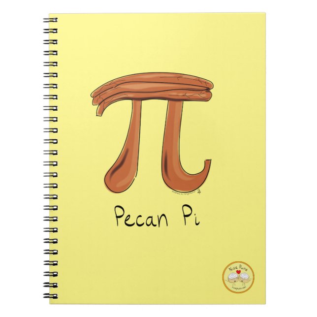 Pecan Pi Niedlich Mah Pi Day Notebook Notizblock (Vorderseite)