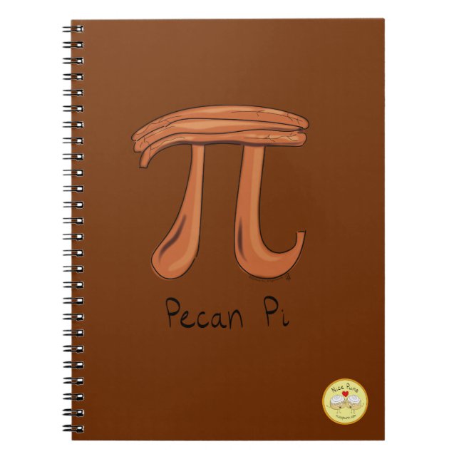 Pecan Pi Niedlich Mah Pi Day Notebook Notizblock (Vorderseite)
