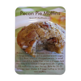 Pecan Pie Muffins Rezept auf Kühlschrank Magnet