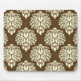 Pecan Southern Hütte Damask Mousepad