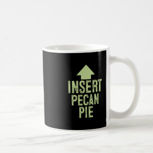 Pecannusskuchen einfügen Lustiger Erntedank-Tag Ze Kaffeetasse