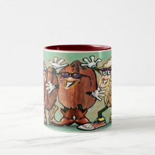 Pecans Zwei-Tone-Kaffee-Tasse Zweifarbige Tasse