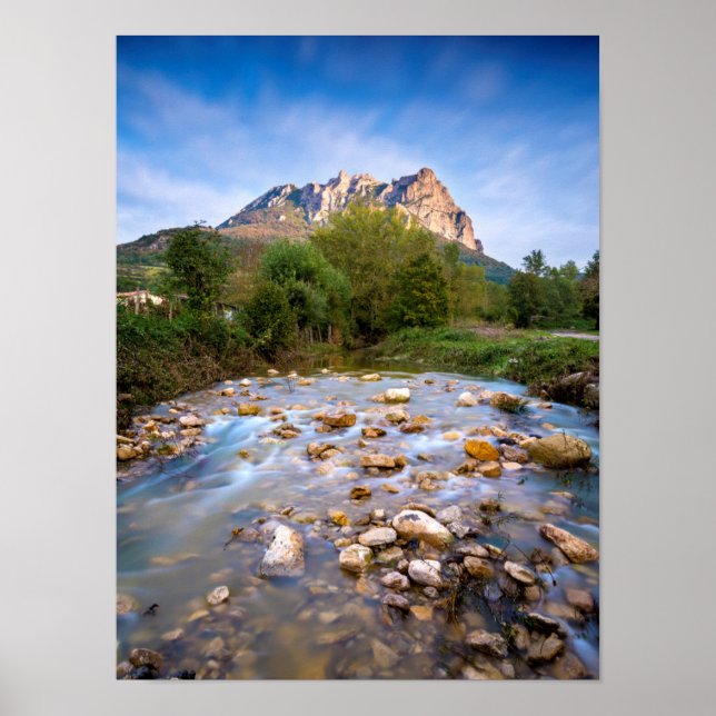Pech de Bugarach | Corbieres Mountains Poster (Vorne)
