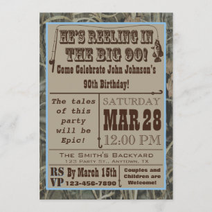 Pêche 90e anniversaire Invitation à Camo