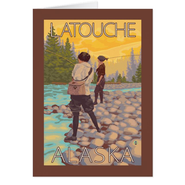 Pêche à la mouche - Latouche, Alaska (Devant)