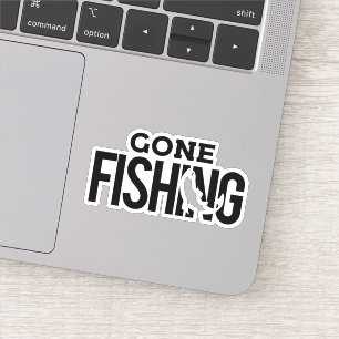 Pêche À L'Extérieur Décalage À Sticker Coupé