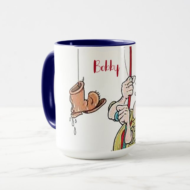 "Pêche amusante" Combo Mug (Devant gauche)