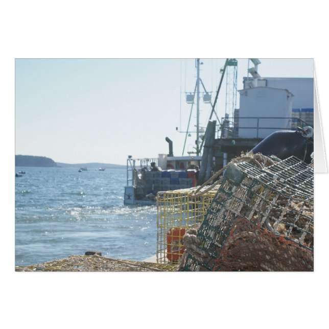 Pêche au homard dans Bar Harbour (Devant Horizontal)